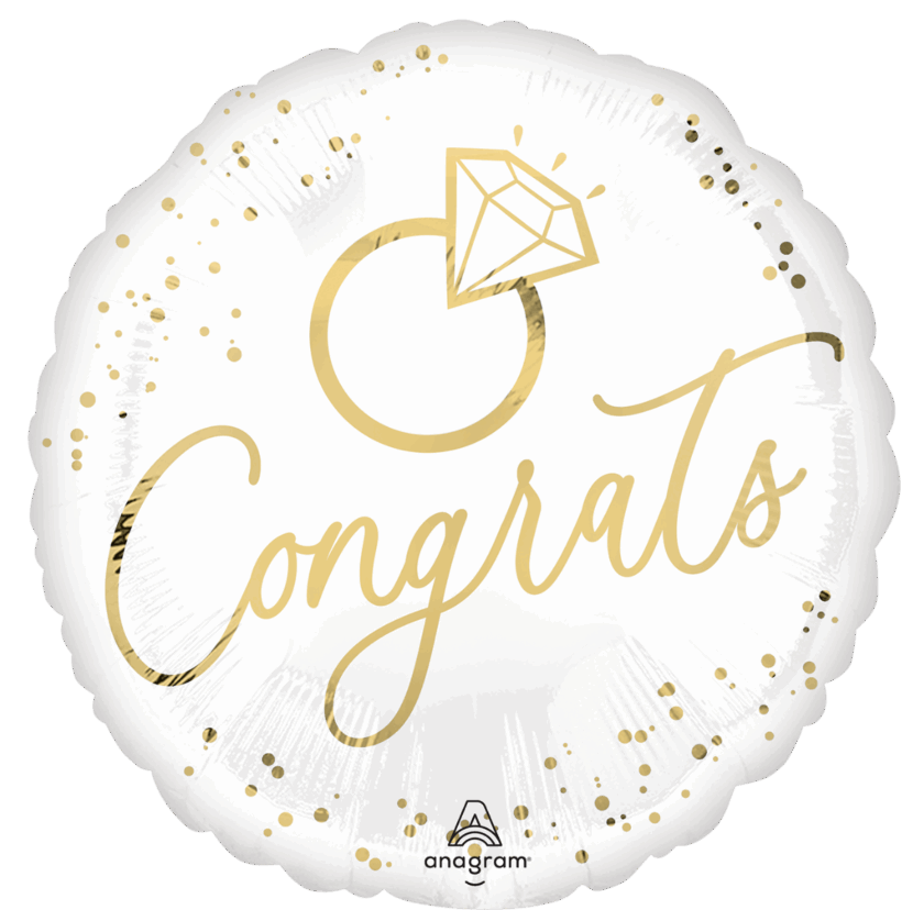 celebration foil balloon