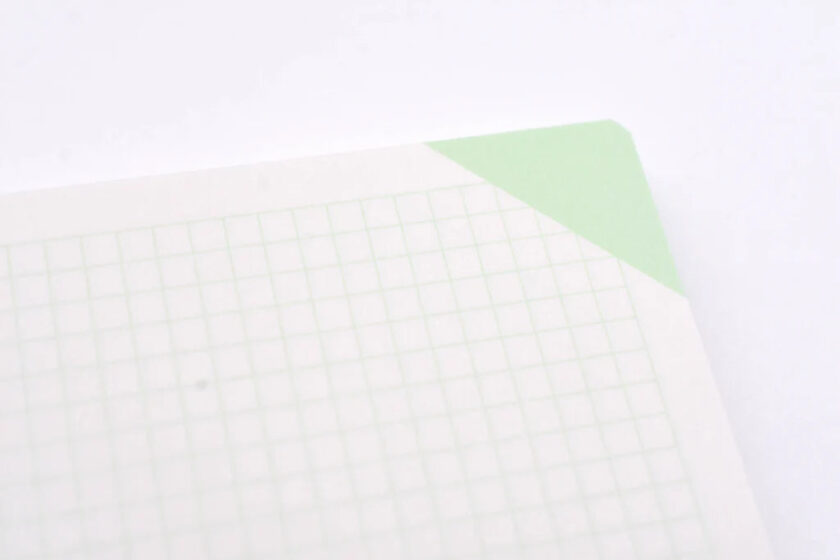 Large Horizontal Desk Notebook Pale Green - Image 3