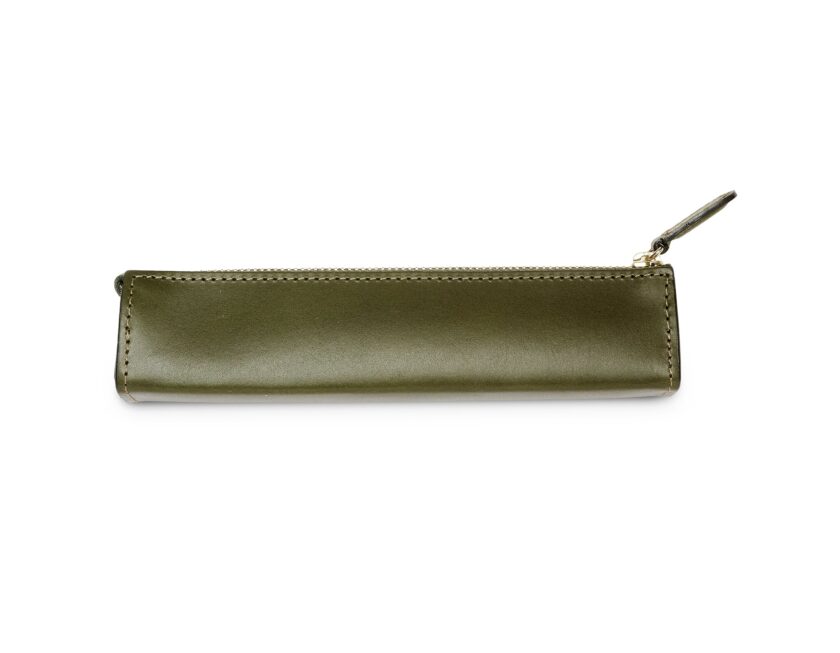 Zipper Pen Case Small Green