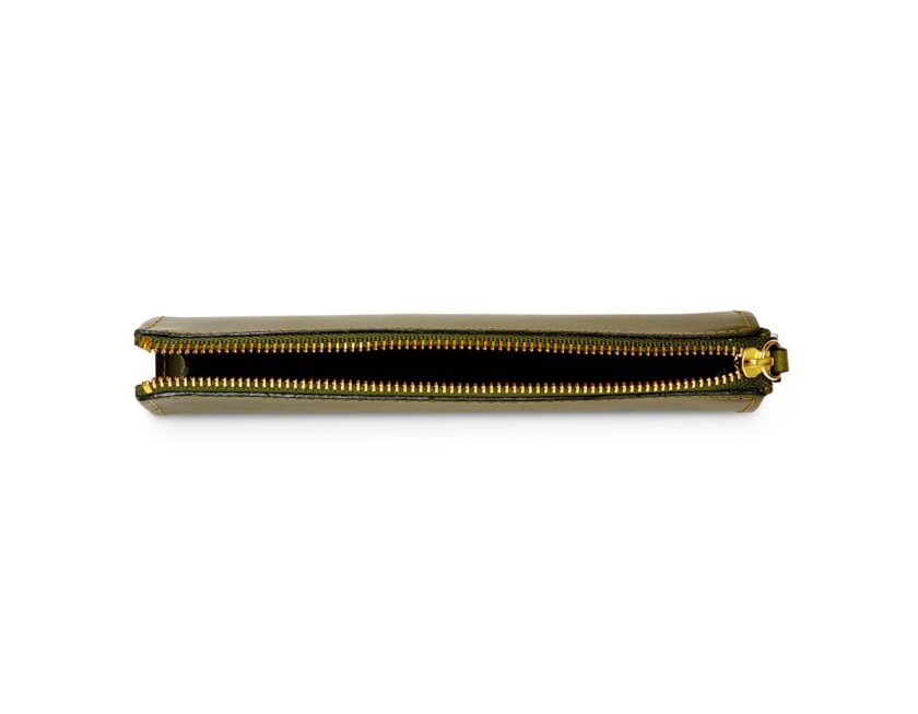 Zipper Pen Case Small Green - Image 2