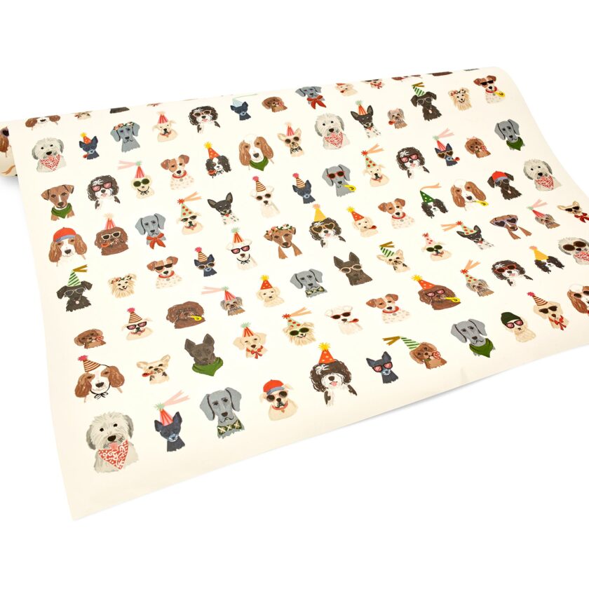 Party Dogs Wrapping Sheet