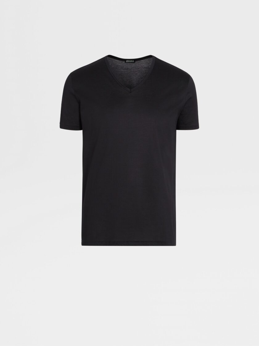 Blue Cotton T-shirt