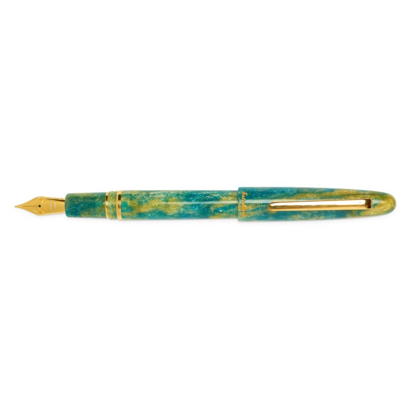 Gold Rush Green Fountain Pen Fine - Image 2