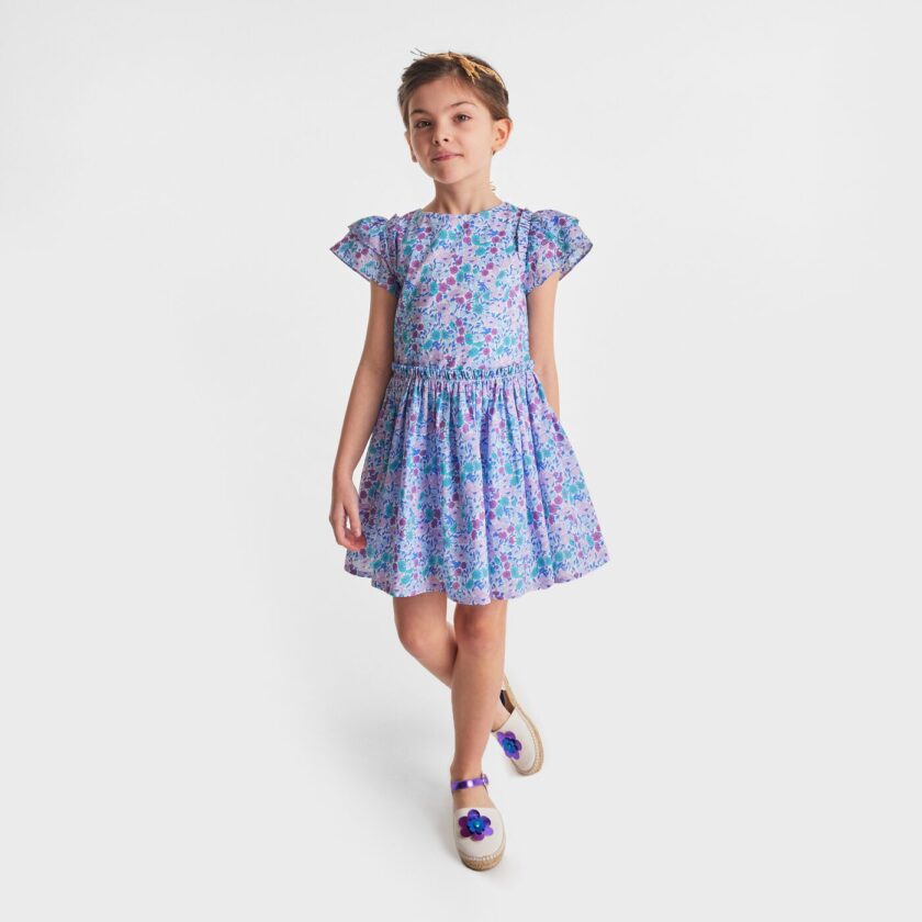 Girl dress in Liberty fabric