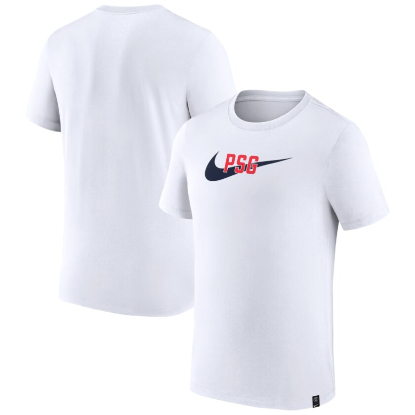 Paris Saint-Germain Nike Swoosh T-Shirt - White