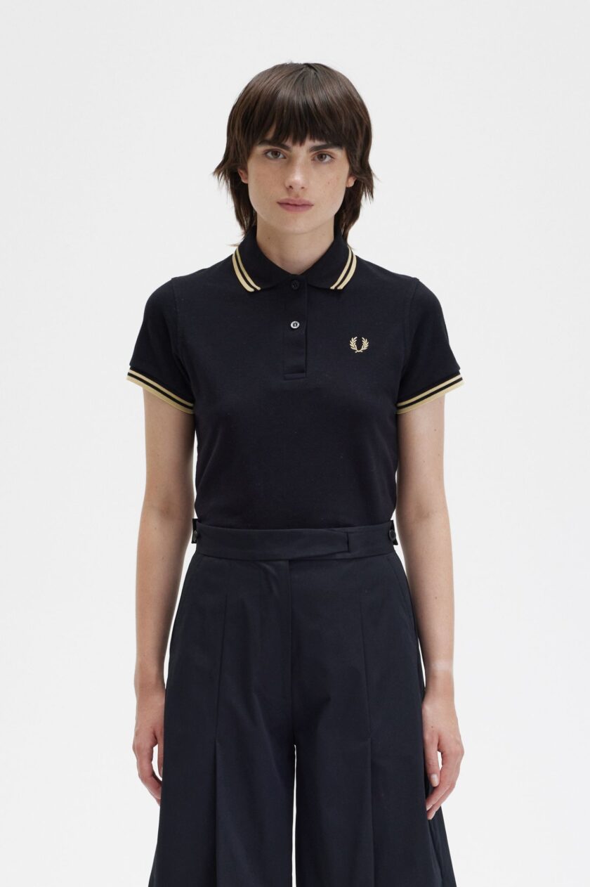 The Fred Perry ShirtG12 Black / Champagne / Champagne