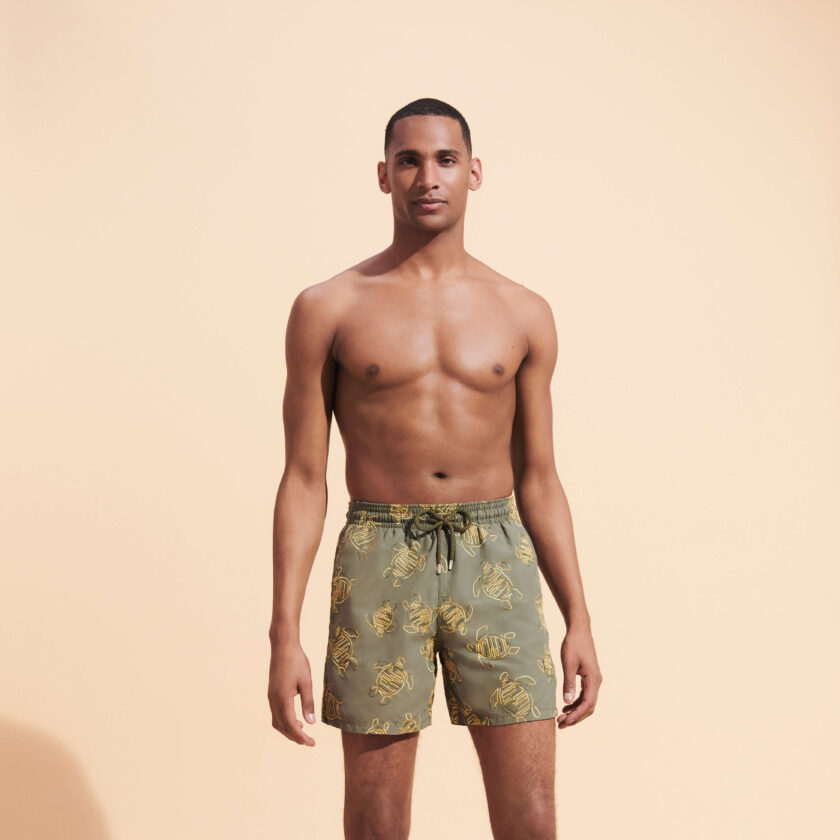 Men Swim Trunks Embroidered VBQ Turtles - Limited Edition