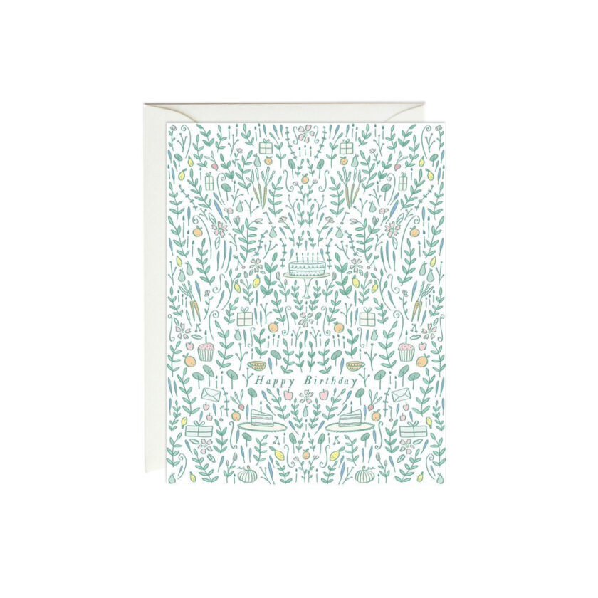floral celebration card