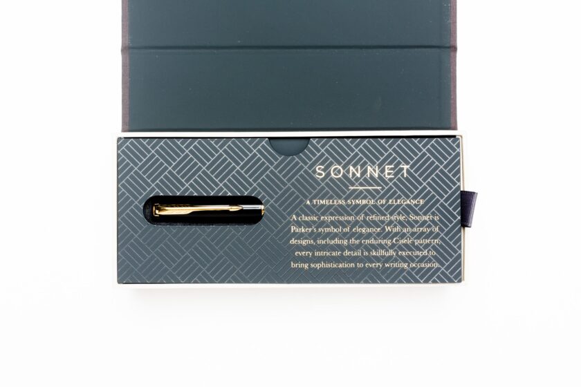 Elegant Black Lacquer Fine Point Pen
