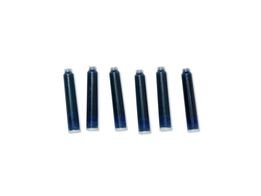 fountain pen cartridge blue 6 pack