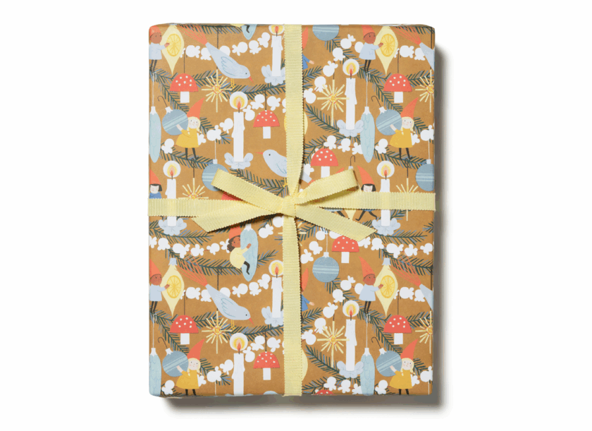 festive holiday wrap