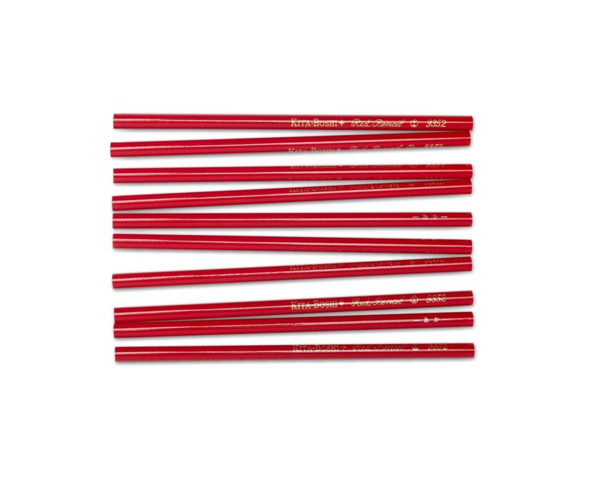 Red Pencil Set of 12