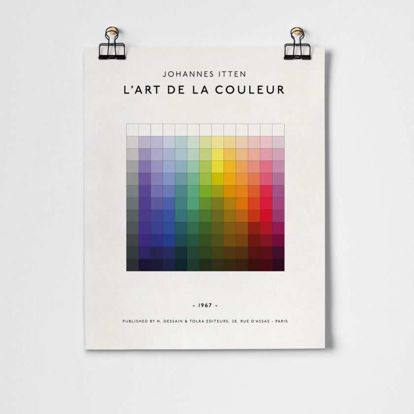 Fine Art Print of Color Chart