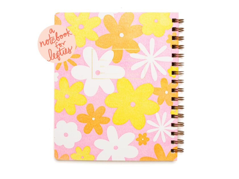 Standard Notebook with Floral Design