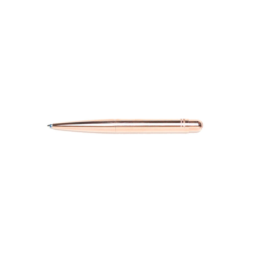 polished metal ballpoint pen