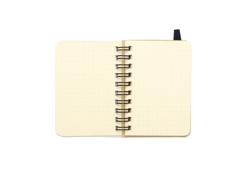 spiral notebook mini memo cream