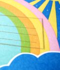Standard Notebook with Rainbow Design - Image 2