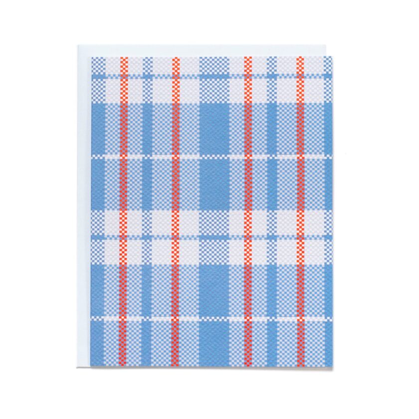 multi-color patterned card