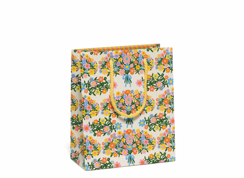 bouquet of floral gift bag