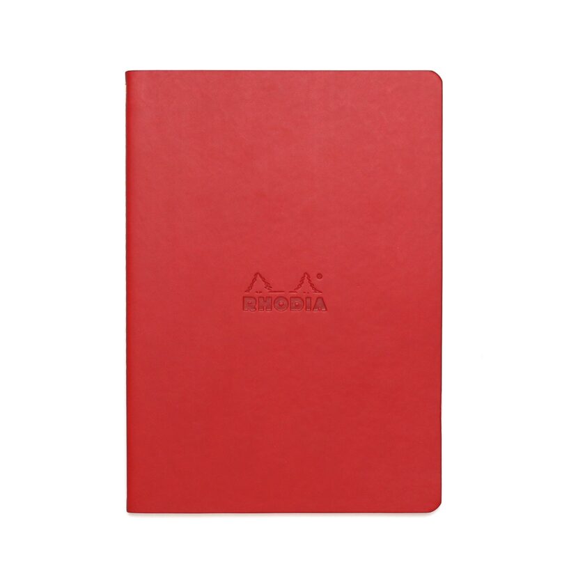 Sewn Spine Notebook Poppy A5 Dotted
