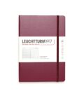Hardcover Medium Notebook A5 Port Red Ruled