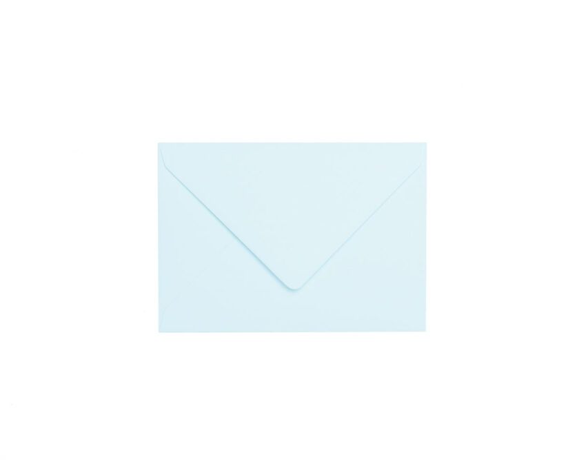 envelope c6 light blue