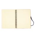spiral notebook cream