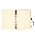 spiral notebook dark blue