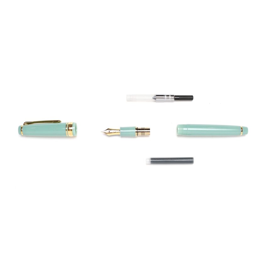 Professional Gear Slim Mint Green Fountain Pen Medium Fine - Image 2