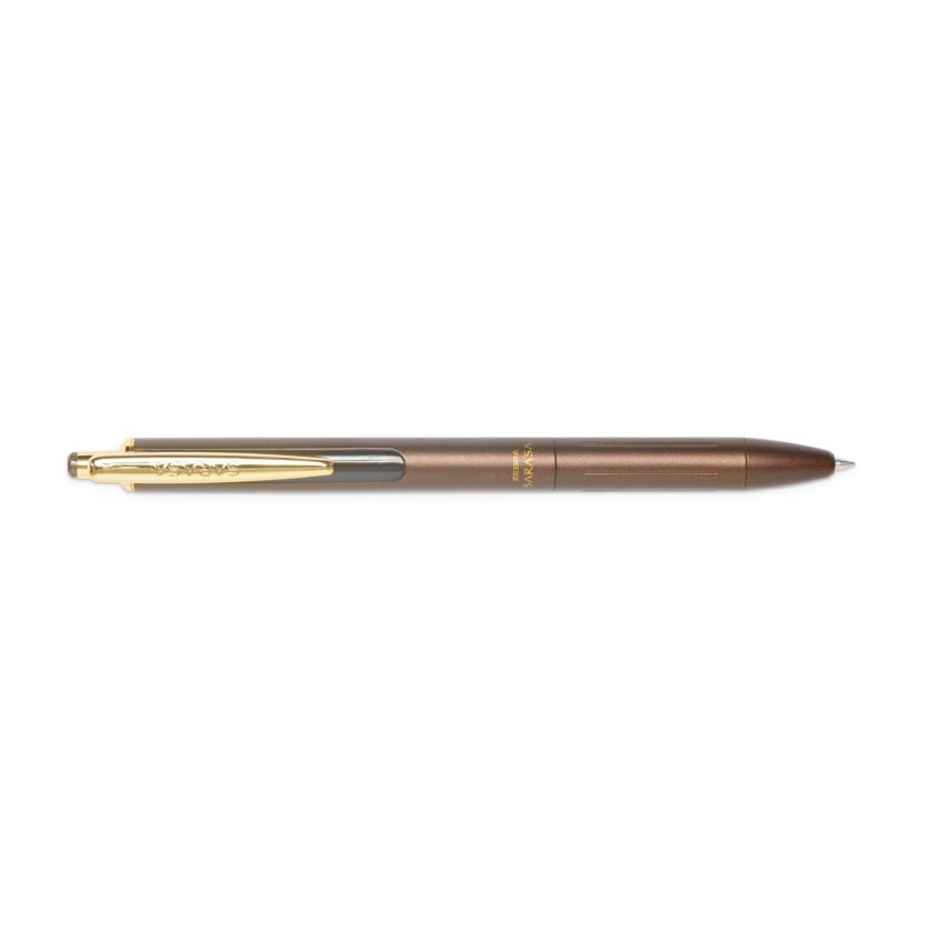 Vintage Grand Refillable Gel Pen Brown Gray