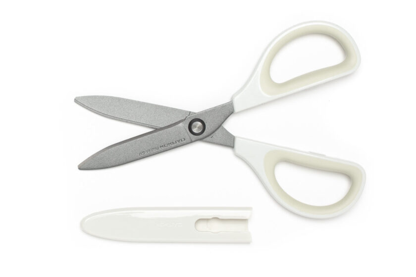 Ergonomic Hybrid Arch Scissors White