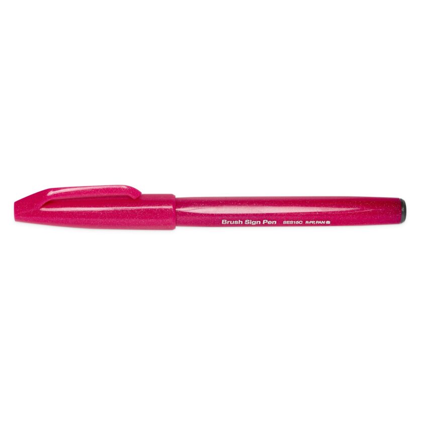 brush pen pink