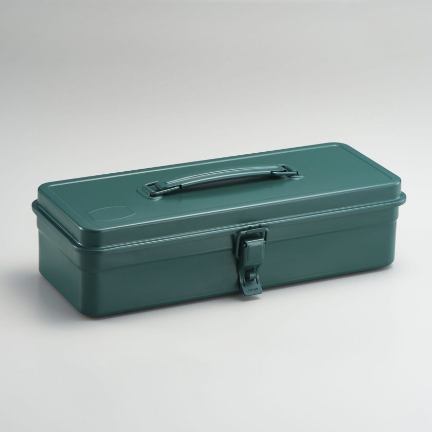 steel storage container antique green