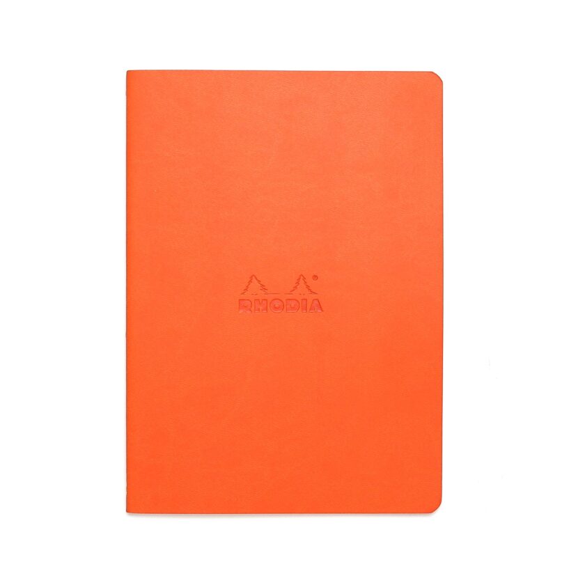 Sewn Spine Notebook A5 Dotted Tangerine