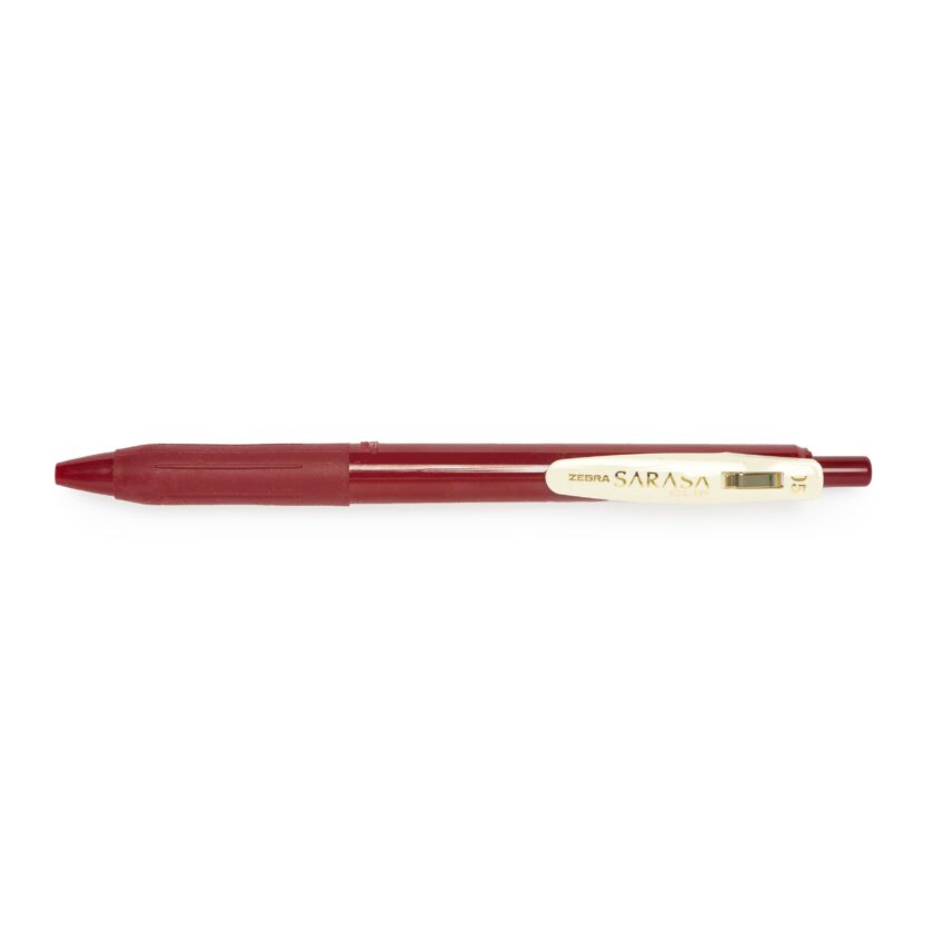 Vintage Red Black Gel Pen - Image 2