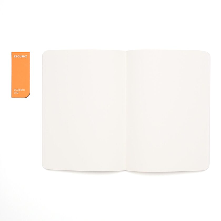 Portable Blank Apricot Notebook