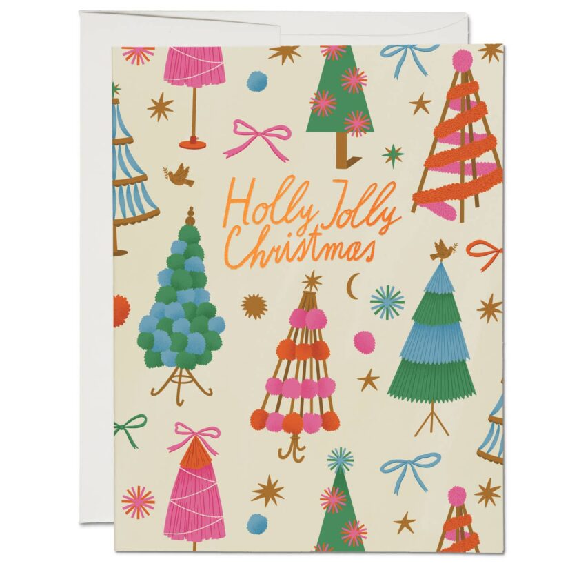 festive holiday trees