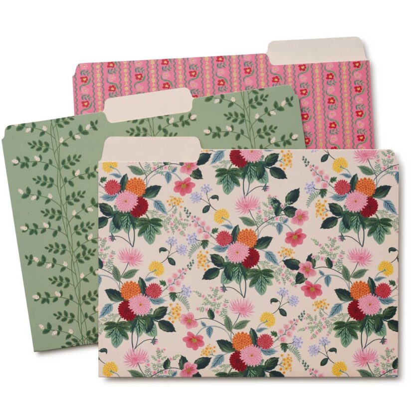 floral document organizer
