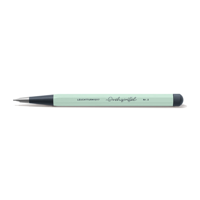 Rotating grip mechanical pencil mint green