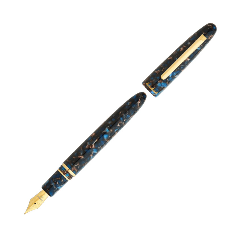 Blue fountain pen fine - Image 2
