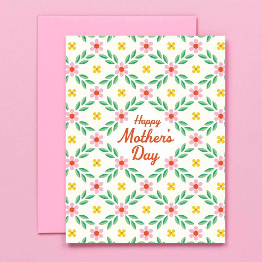 Mother's Day Floral Greeting Card