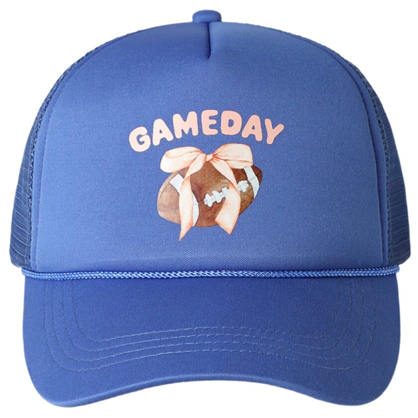 Game Day Bow Tapered Trucker Hat