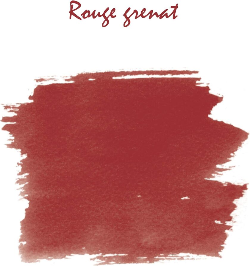 10ml bottled ink red garnet