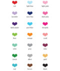 Wedding Favor Mint Labels Set of 24
