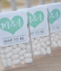 Mint Favor Labels Set of 24