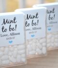 Personalized Mint Favor Labels Set of 24 - Image 2