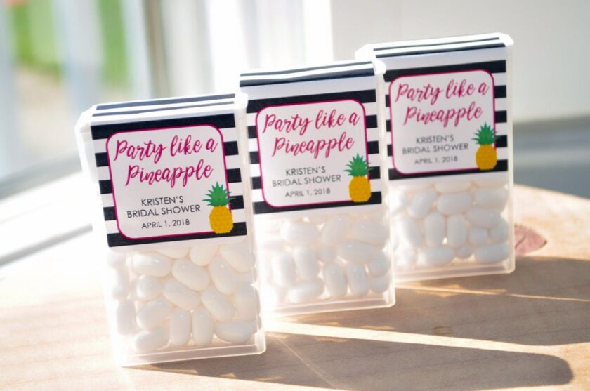 Mint Favor Labels Set of 24 - Image 2