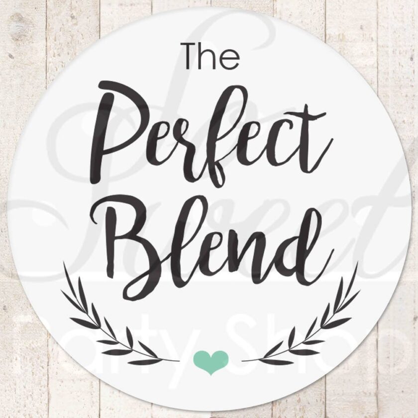 Wedding Coffee or Tea Favor Sticker Set