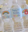 Rainbow Birthday Party Decor Set - Image 2