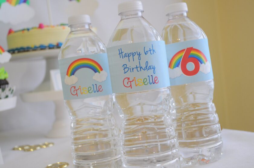 Rainbow Birthday Party Decor Set - Image 2